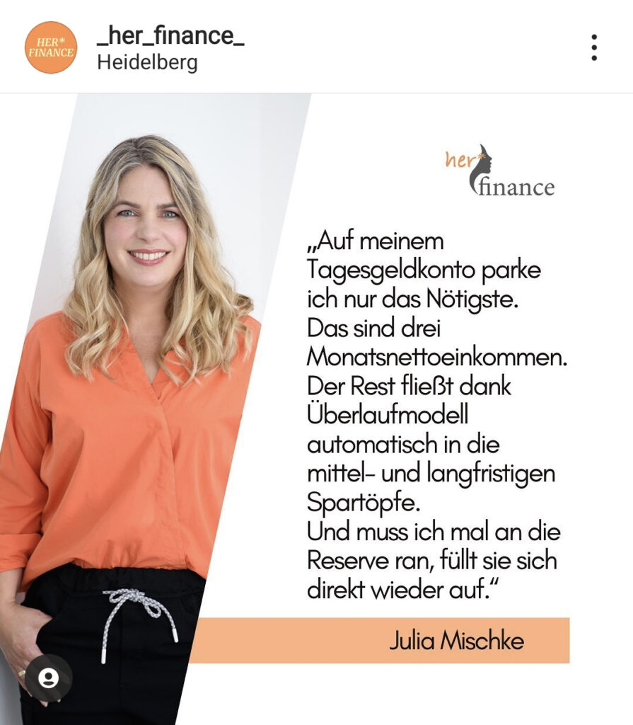 HER FINANCE Finanzberatung von Frauen für Frauen Julia Mischke