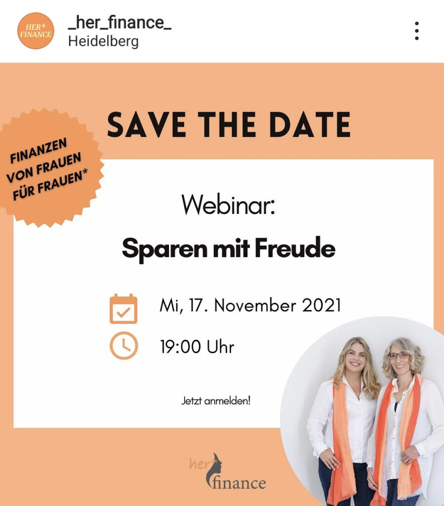 HER FINANCE Finanzberatung von Frauen für Frauen Julia Mischke & Susanne Kunath