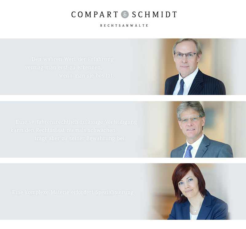 Corporatefotografie Kanzlei Compart Schmidt